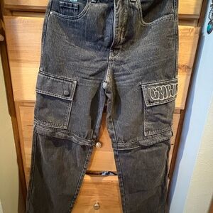 Cyrus Men's Dark Gray Cargo Pants